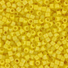 Miyuki delica Beads 11/0 - Matted opaque canary ab DB-1592